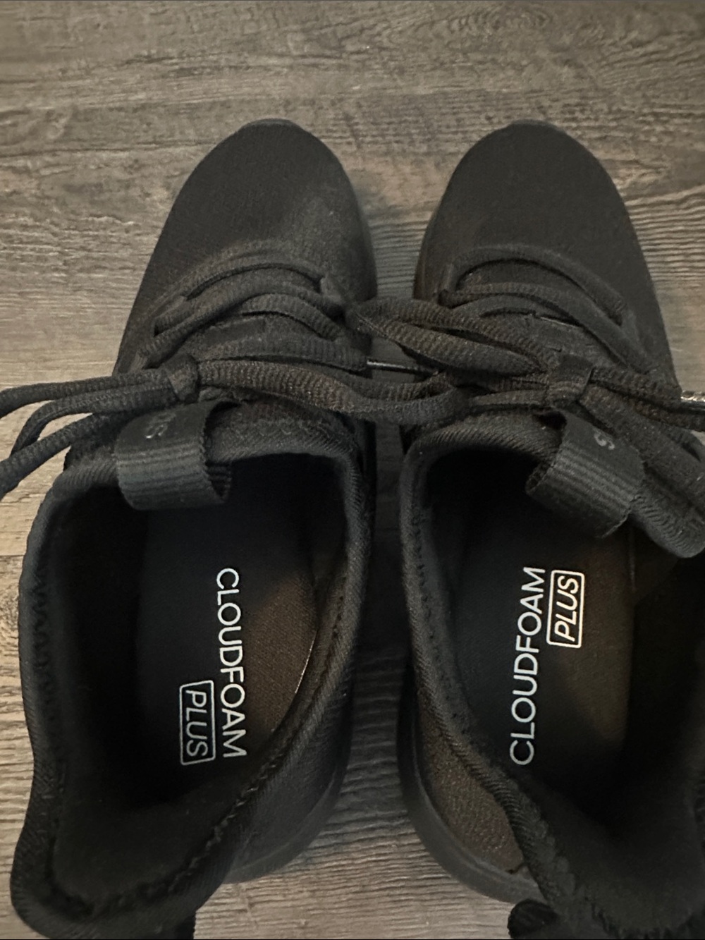 adidas Women's Black Lightweight Knit Sneakers - Picture 3 of 6